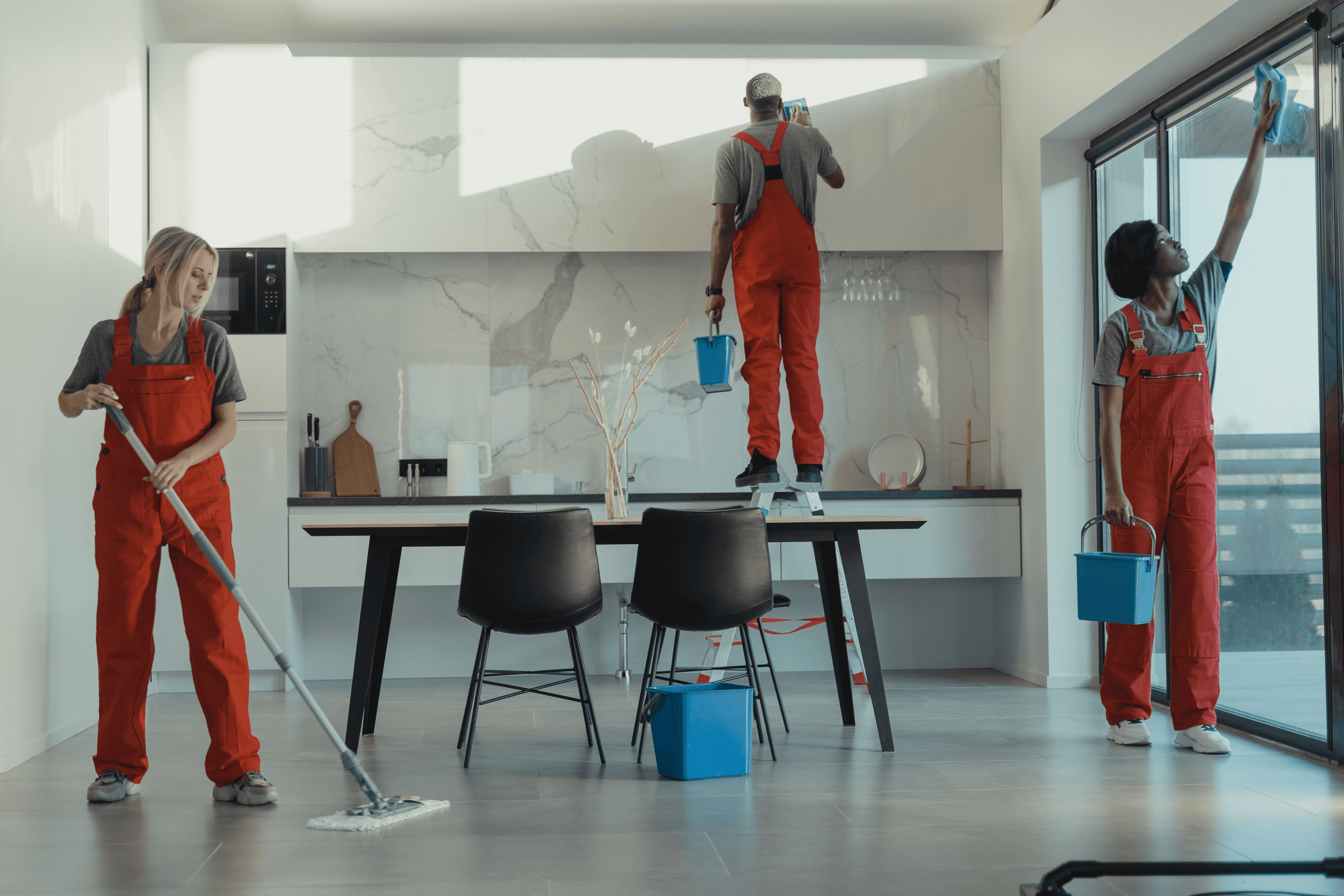 Modern clean commercial office interior in Montreal